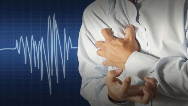cihazın prostatit için kullanımına kontrendikasyon olarak kalp sorunları